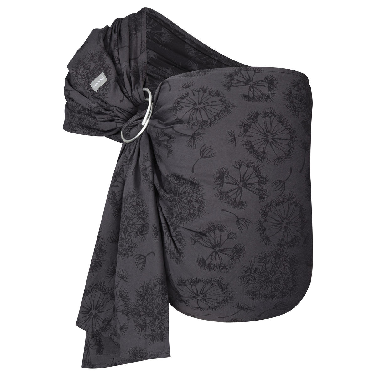 BABYTRAGETUCH Ring-Sling - Dunkelgrau/Anthrazit, Textil (70/0.1/200cm) - Hoppediz