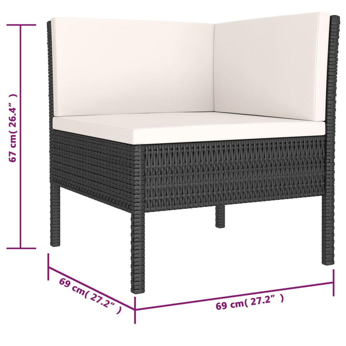 GARTENSET Redmond 6-teilig - Schwarz, Metall - Nettlife