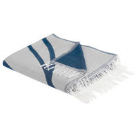 DECKE Blau Haprek 130/170 cm - Blau, Textil (130/170cm) - Beliani