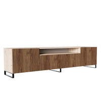 TV-SCHRANK Artisan Katania Ryflowany - Braun, Holzwerkstoff (200/53/41cm) - Sepro Meble