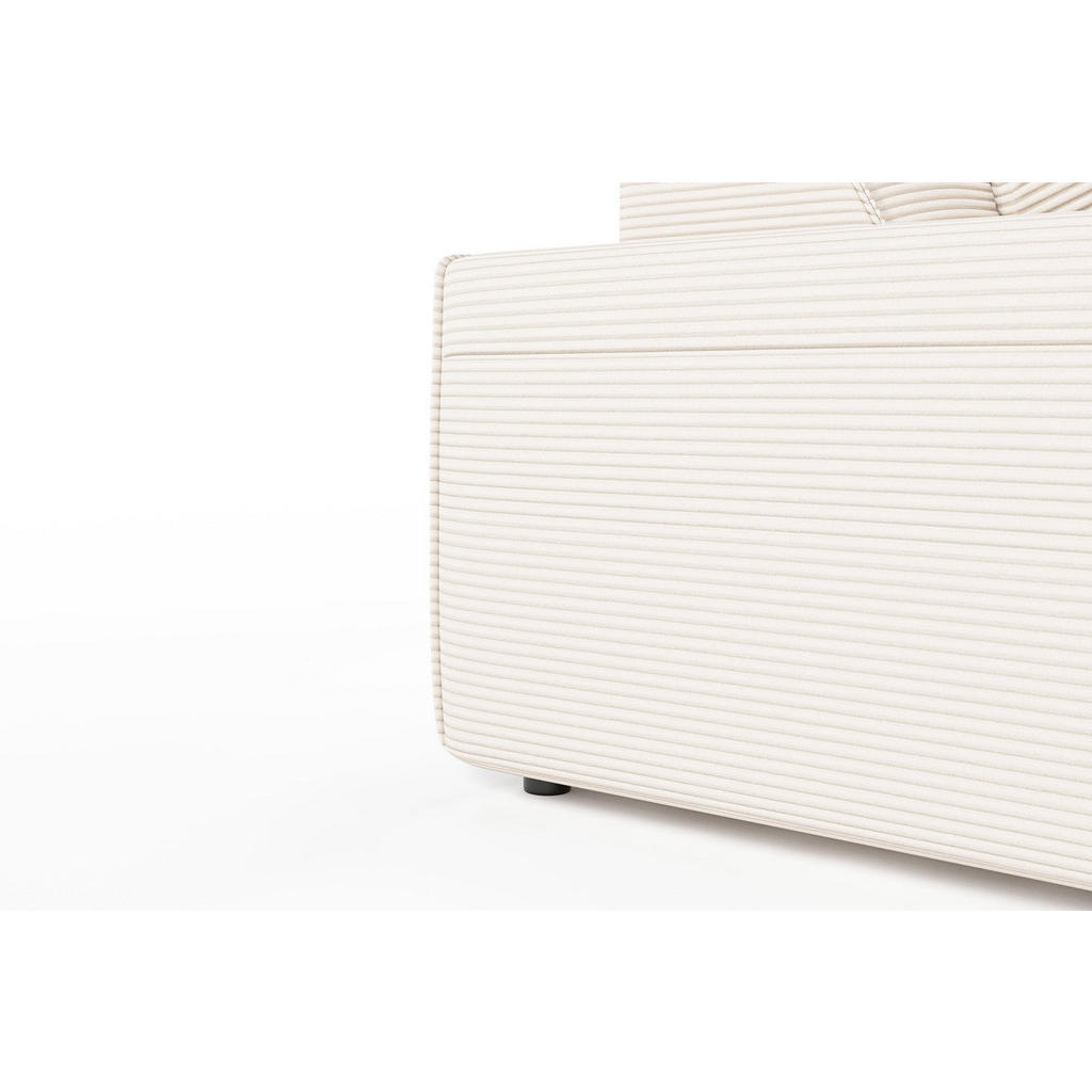 Thumbnail - Kawola Sofa, Creme, Textil, Echtholz, 3-Sitzer, Füllung: Kaltschaum, 256x71x101 cm, Wohnzimmer, Sofas & Couches, Sofas