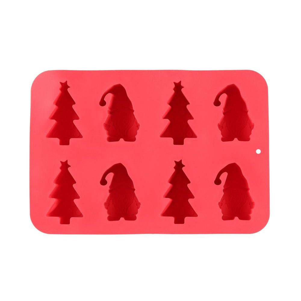 BACKFORM Silikon Weihnachtsmotive - Rot, Kunststoff (25.5/3/17.5cm)