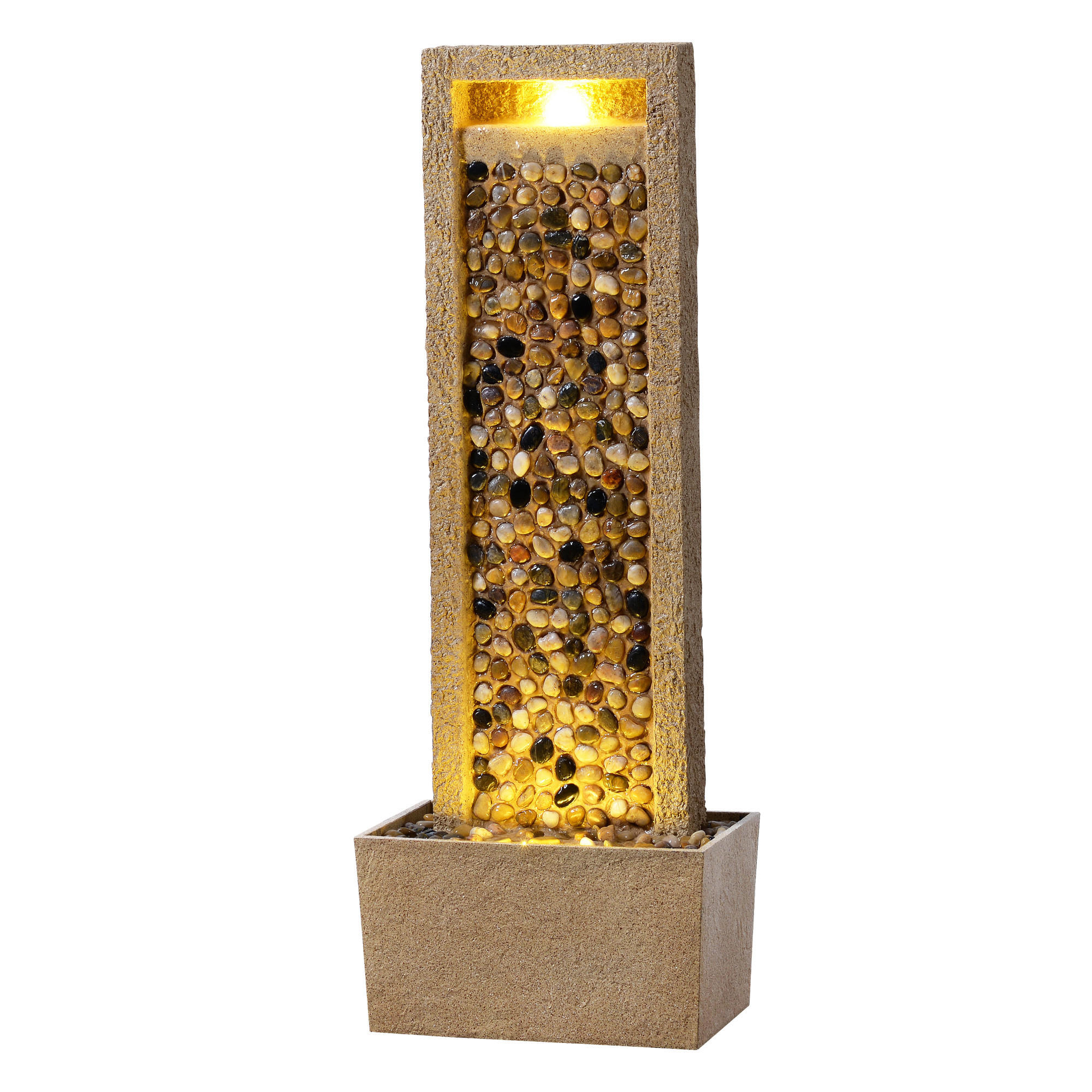 GARTENBRUNNEN braun - Braun, Kunststoff (34/22/92cm) - Teamson Home