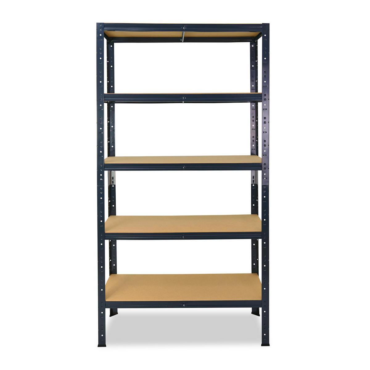 SCHWERLASTREGAL HOME 200x50x45 cm in anthrazit mit 5 Böden und 175 kg Traglast pro Boden - Anthrazit, Metall (50/200/45cm) - shelfplaza
