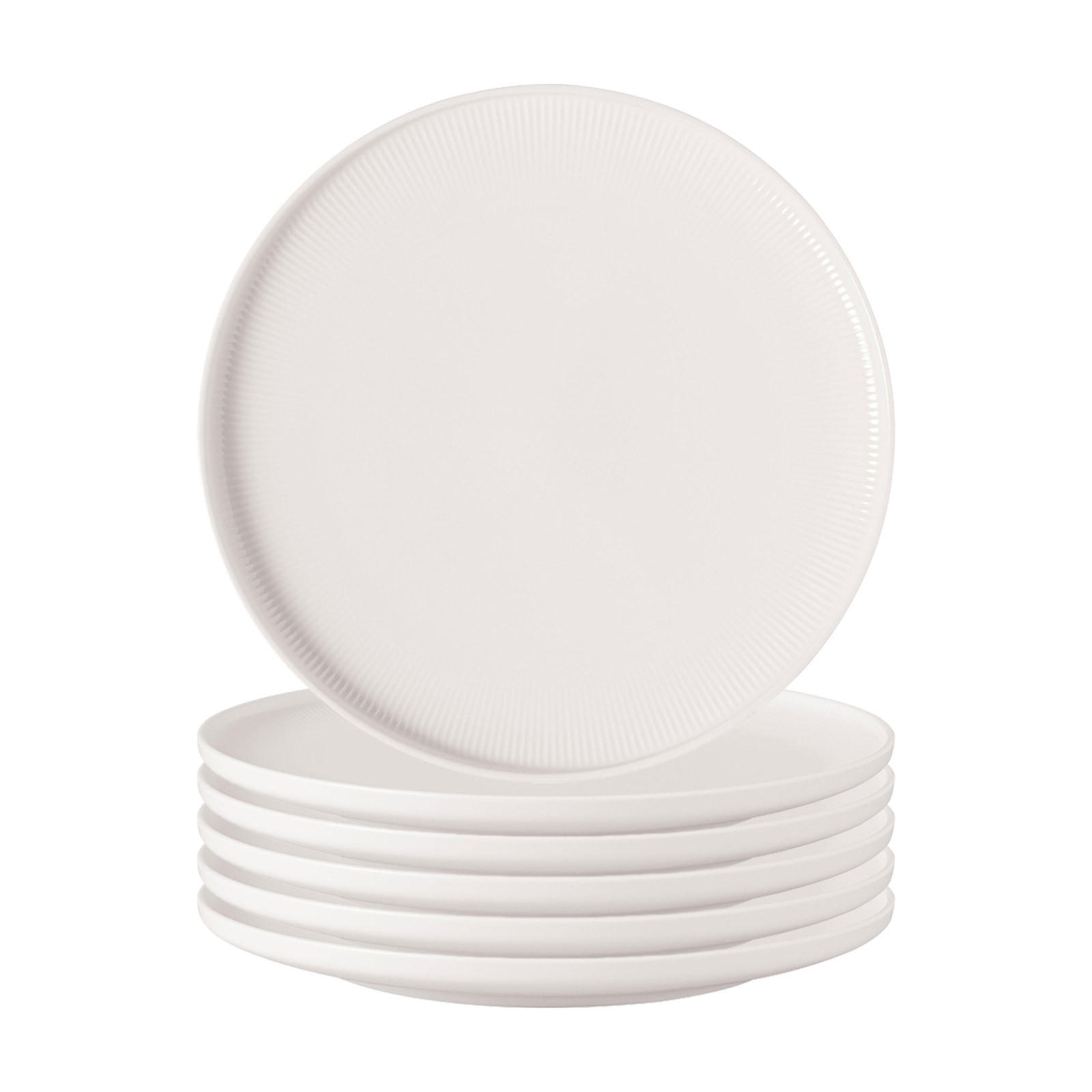 SPEISETELLER Afina weiß ø 27,2 cm 6er Set - Weiß, Keramik (27.2cm) - Villeroy & Boch