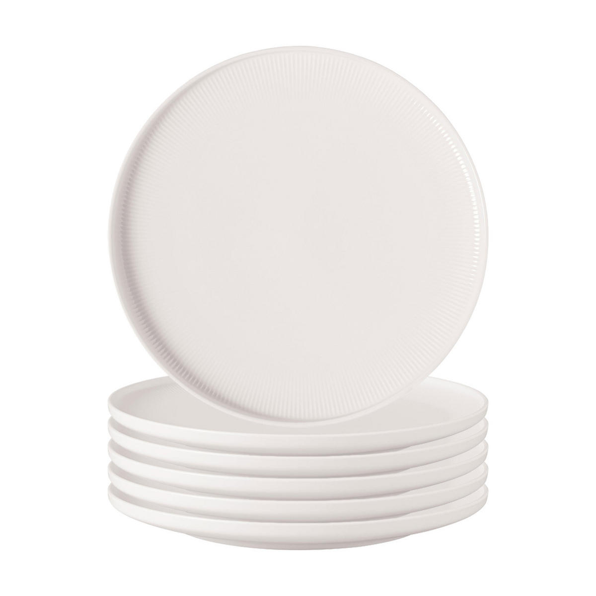 SPEISETELLER Afina weiß ø 27,2 cm 6er Set - Weiß, Keramik (27.2cm) - Villeroy & Boch