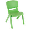 KINDERSTUHL bis 80 kg belastbar - Grün, Kunststoff (34/51.5/36cm) - Bieco Spielwaren