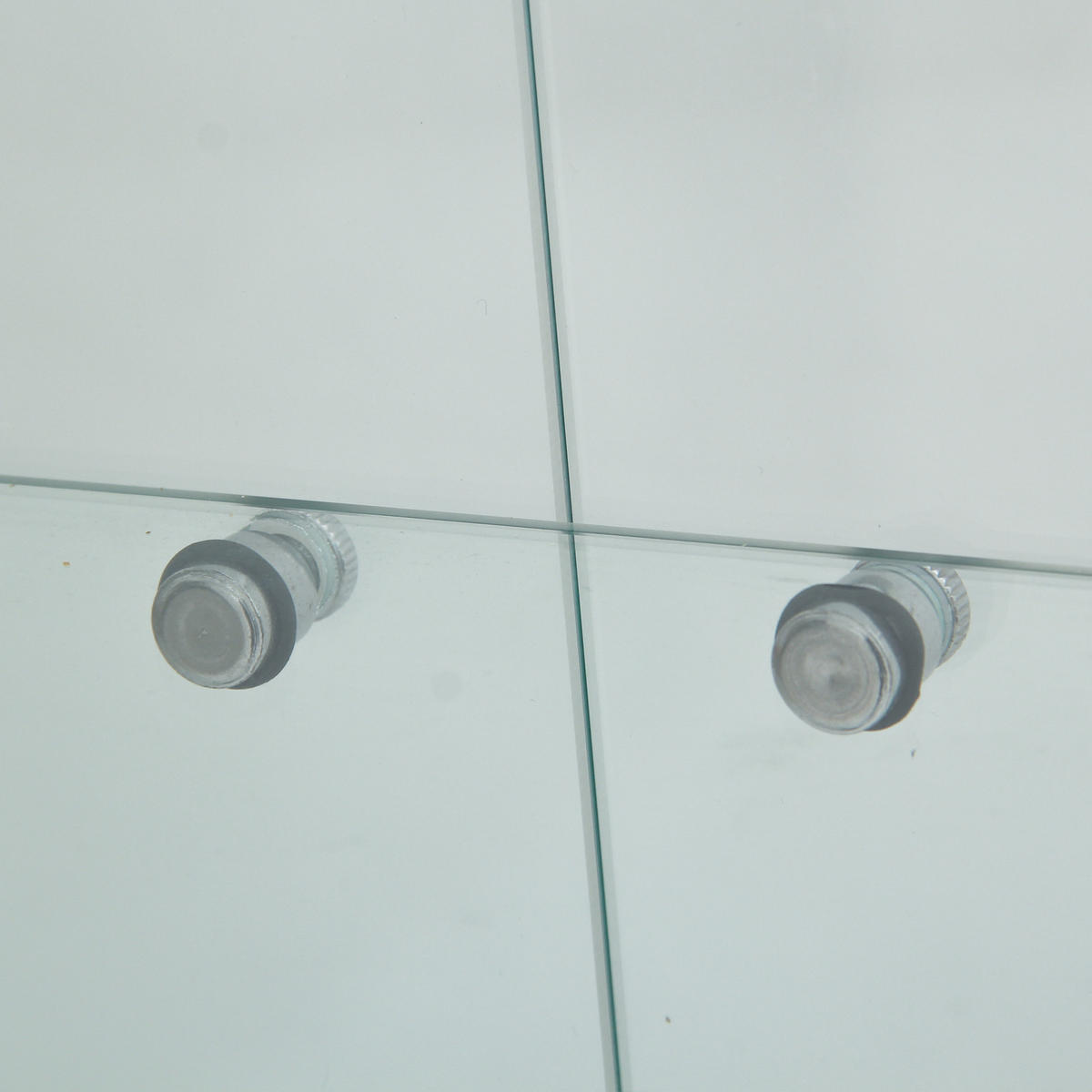 GLASVITRINE freistehend LED Glas Schrank schwarz modern - Schwarz, Holz (80.5/164/36.5cm) - LEBENLANG