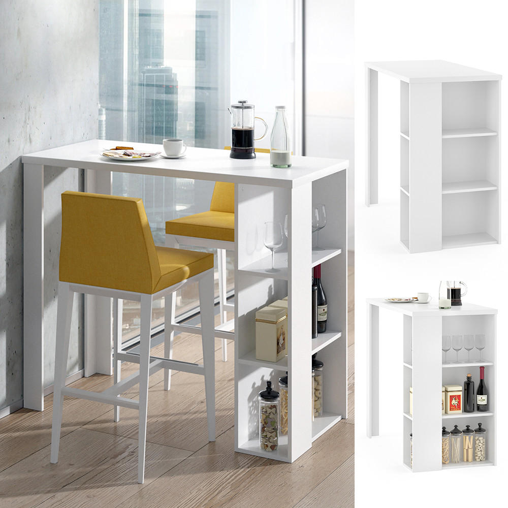 BARTISCH Noel Weiß 120 x 60 cm - Weiß, Holzwerkstoff (120/105.6/60cm) - Vicco
