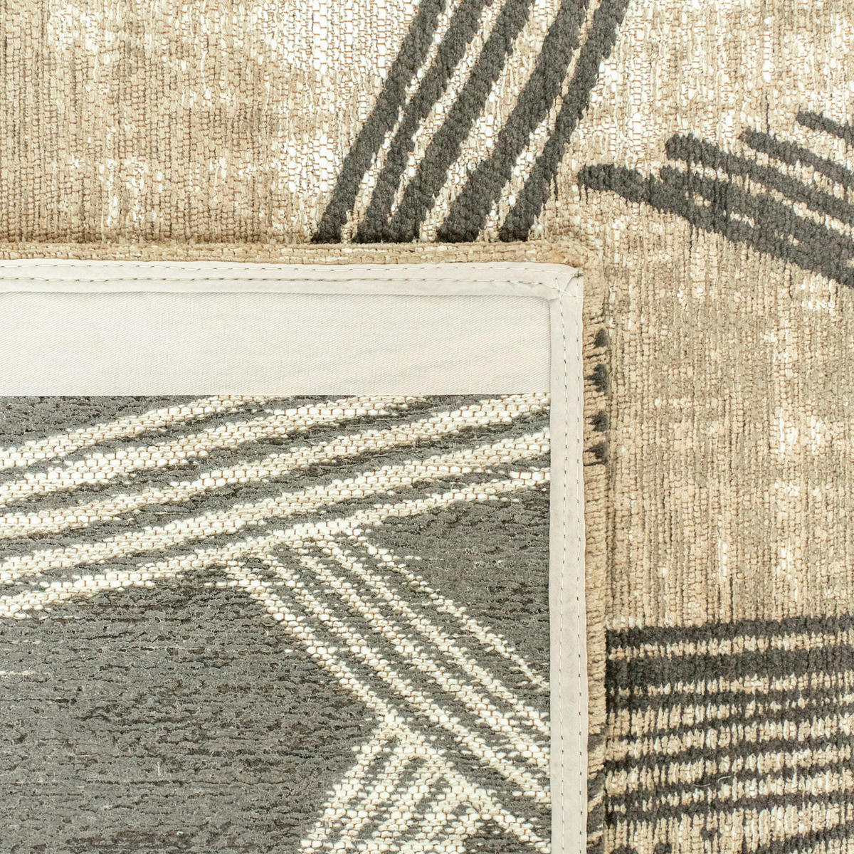 PREPROGA Kanji Slate 80/150 cm - bež, umetna masa/tekstil (80/150cm) - Louis De Poortere