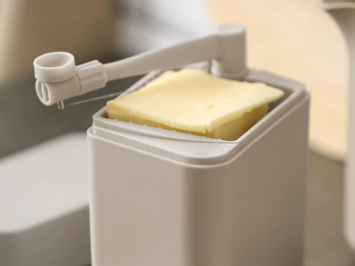 KÄSEHOBEL Classic humus (beige) - Beige, Kunststoff (10/16cm) - Rosti