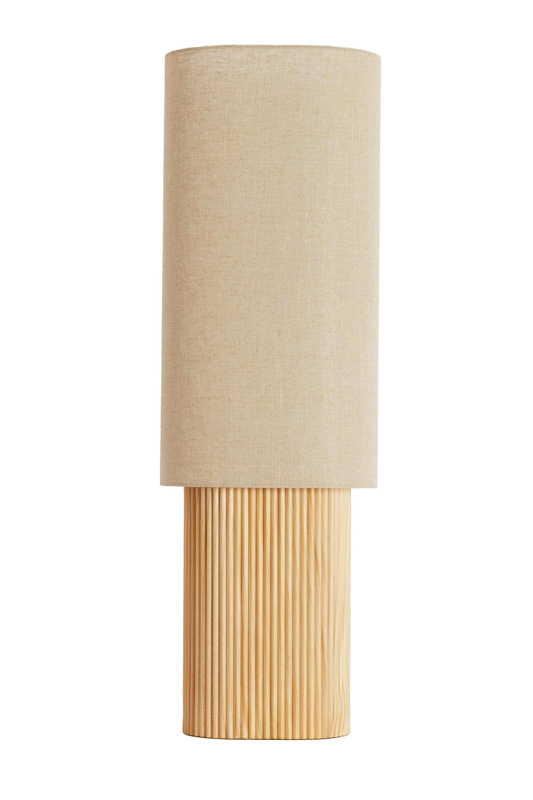 TISCHLAMPE Laslo Braun 30/20/94 cm - Braun, Holz (30/20/94cm) - Light & Living