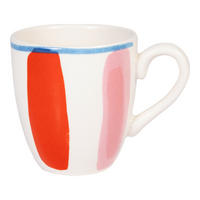 MINI-BECHER Streifen PR in Rot - 200 ml - Rot, Keramik (0.2L) - Blond Amsterdam