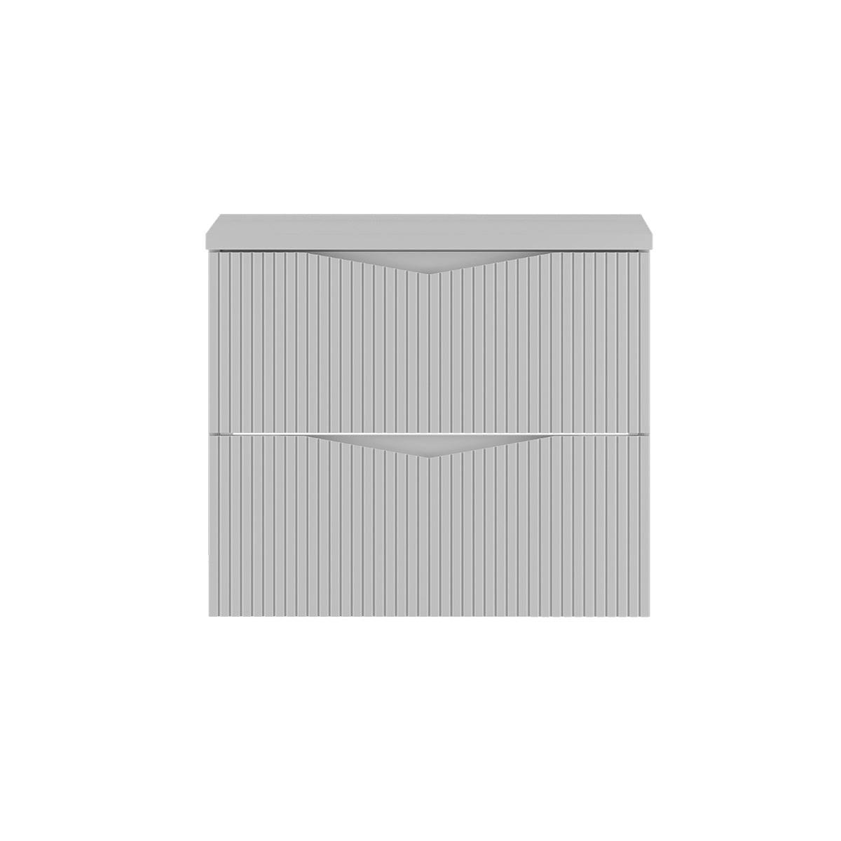WASCHTISCHUNTERSCHRANK 60.6cm Tao Weiß - Weiß, Holzwerkstoff (60.6/52.2/46.5cm) - Petits-meubles