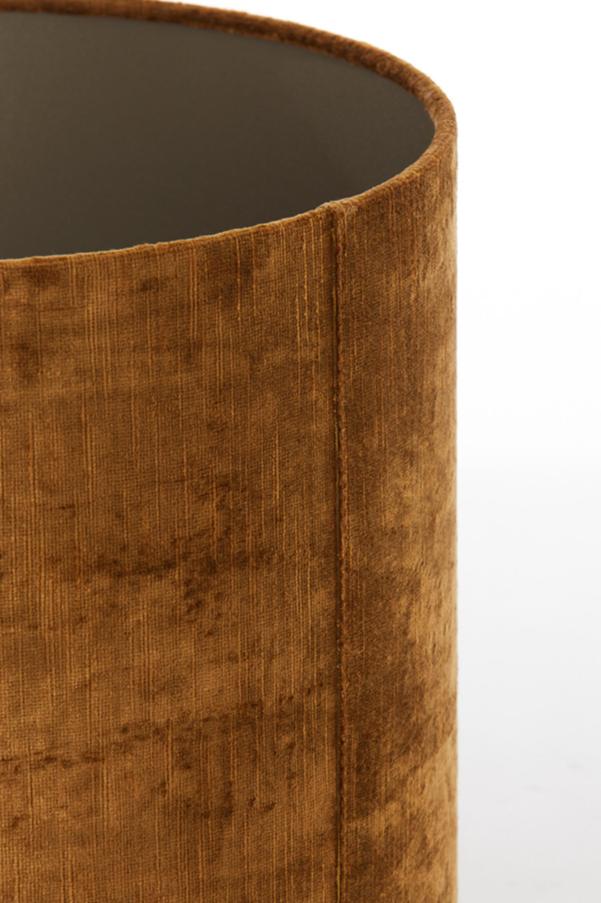 LAMPENSCHIRM Edelstein Gold Ø35/30 cm - Goldfarben, Textil (35/35/30cm) - Light & Living