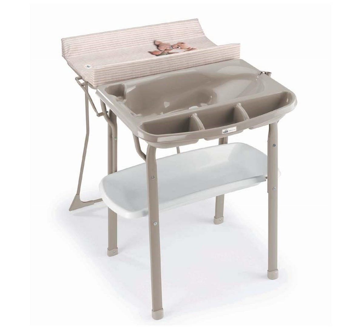 BABY-WICKELTISCH mit Badewanne Aqua Spa - Rosa, Kunststoff/Textil (64/928/84cm) - Cam il Mondo del Bambino S.p.A.