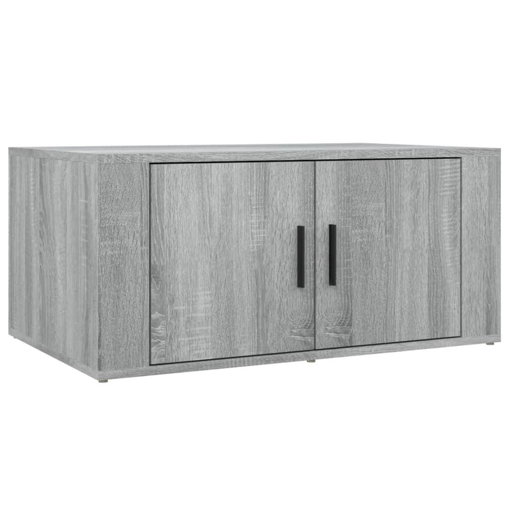 COUCHTISCH Grau Sonoma 80x50x36 cm Holzwerkstoff - Grau, Holzwerkstoff (80/50/36cm) - furnicato