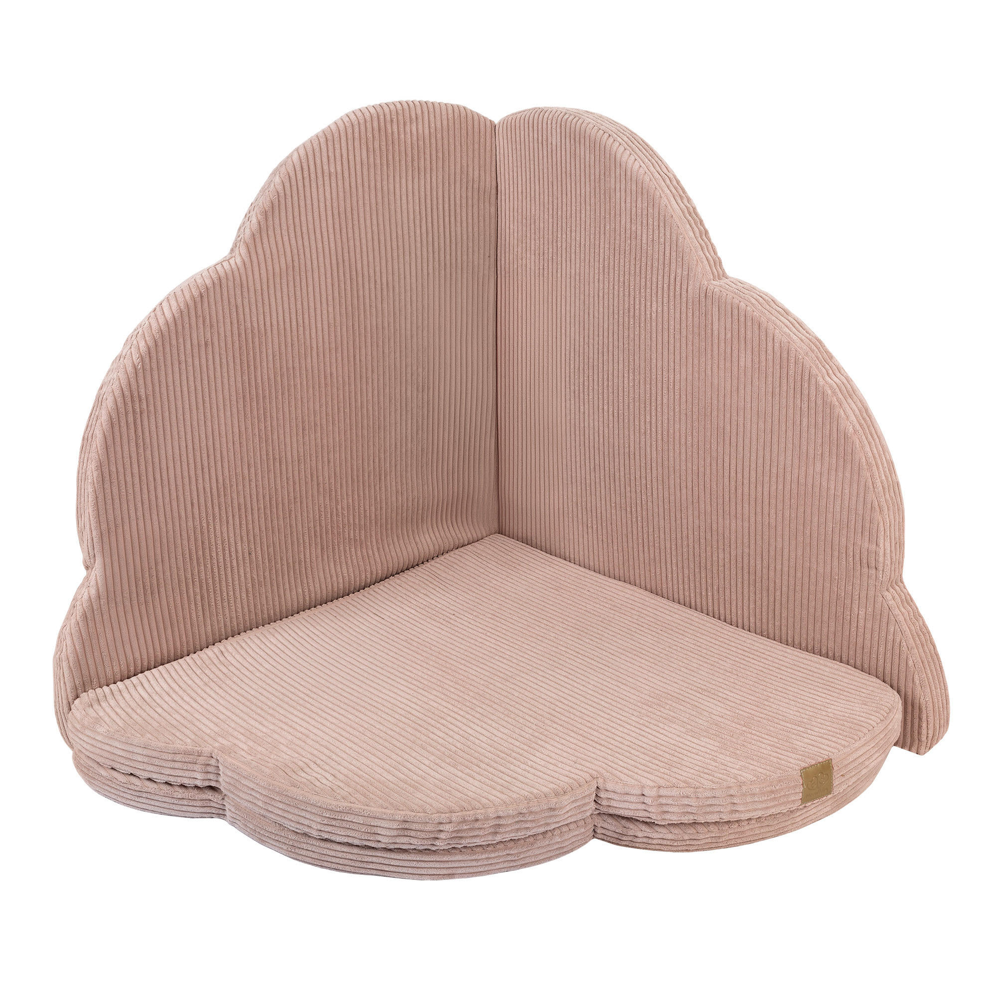 SPIELMATTE für Kinder, Wolke, Aesthetic, Puderrosa - Rosa, Textil (160/160cm) - MeowBaby