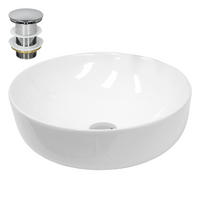 WASCHBECKEN - Weiß, Keramik (40/13.5/40cm) - LuxeBath