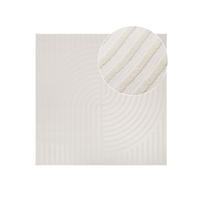 TEPPICH HYGGE Cremeweiß Quadrat 200/200 cm - Creme, Textil (200/200cm) - Tapiso