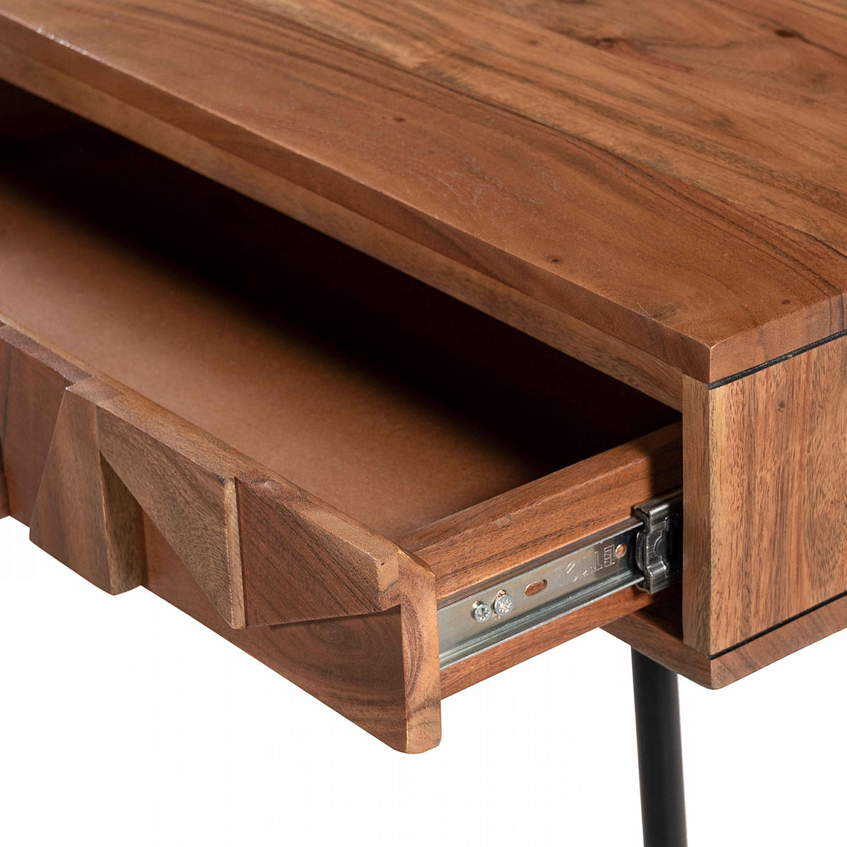 SCHREIBTISCH, Braun - Braun, Holz (120/60cm) - Oviala