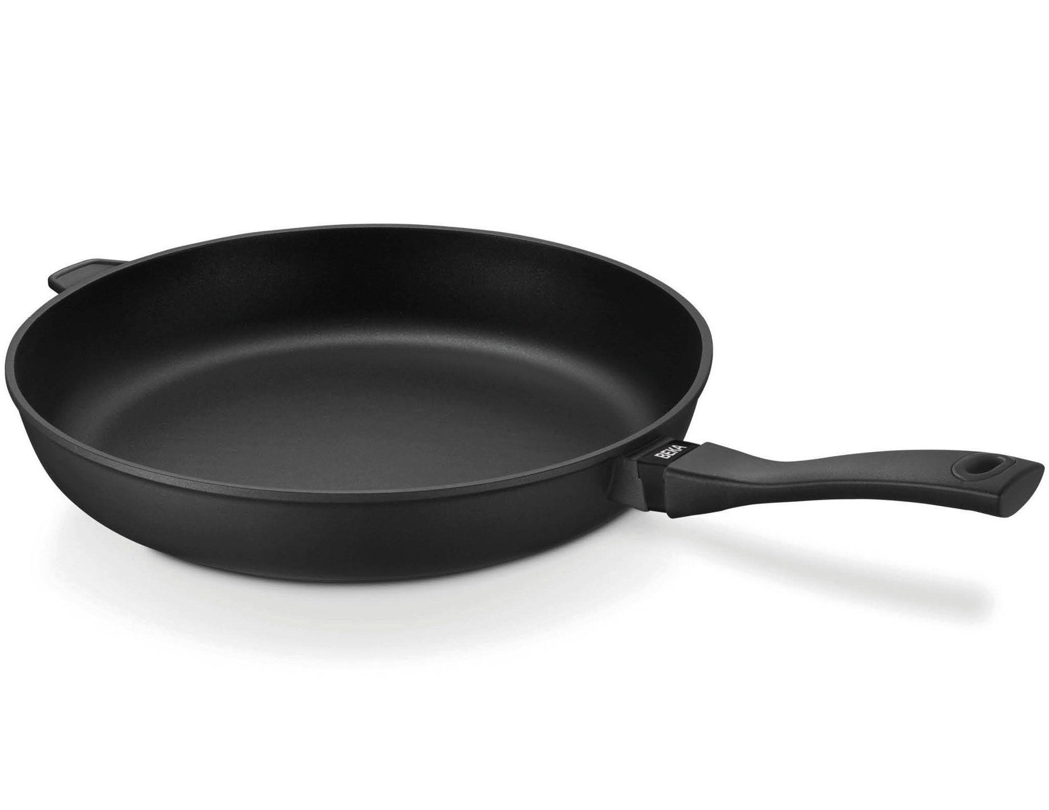 BRATPFANNE Energy R und Gegengriff Ø 32 cm – geeignet für alle Wärmequellen – keramische Antihaftbeschichtung - Schwarz, Metall (1/34/10cm)
