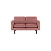 ZWEISITZER-SOFA Lioni-Kronos 29 - Rosa, Holz/Textil (143/84/94cm)