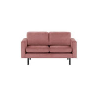 ZWEISITZER-SOFA Lioni-Kronos 29 - Rosa, Holz/Textil (143/84/94cm)