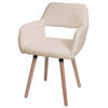 ESSZIMMERSTUHL Beige - Beige, Textil (56/80/53cm) - MCW