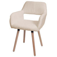 ESSZIMMERSTUHL Beige - Beige, Textil (56/80/53cm) - MCW