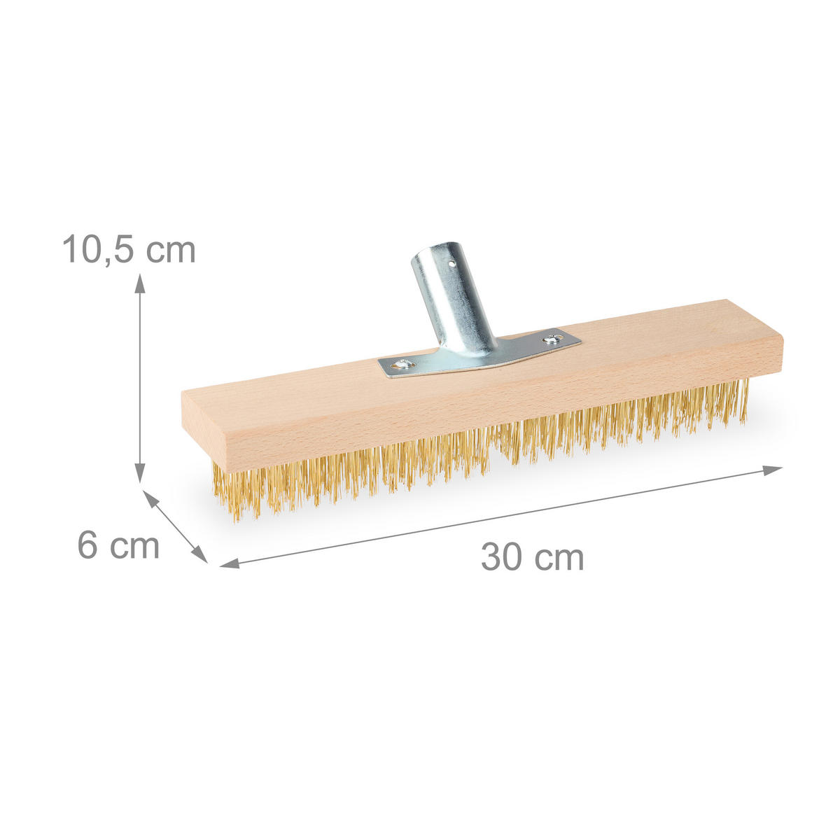 2XDRAHTBESEN - Multicolor, Holz/Metall (30/10.5/6cm) - Relaxdays