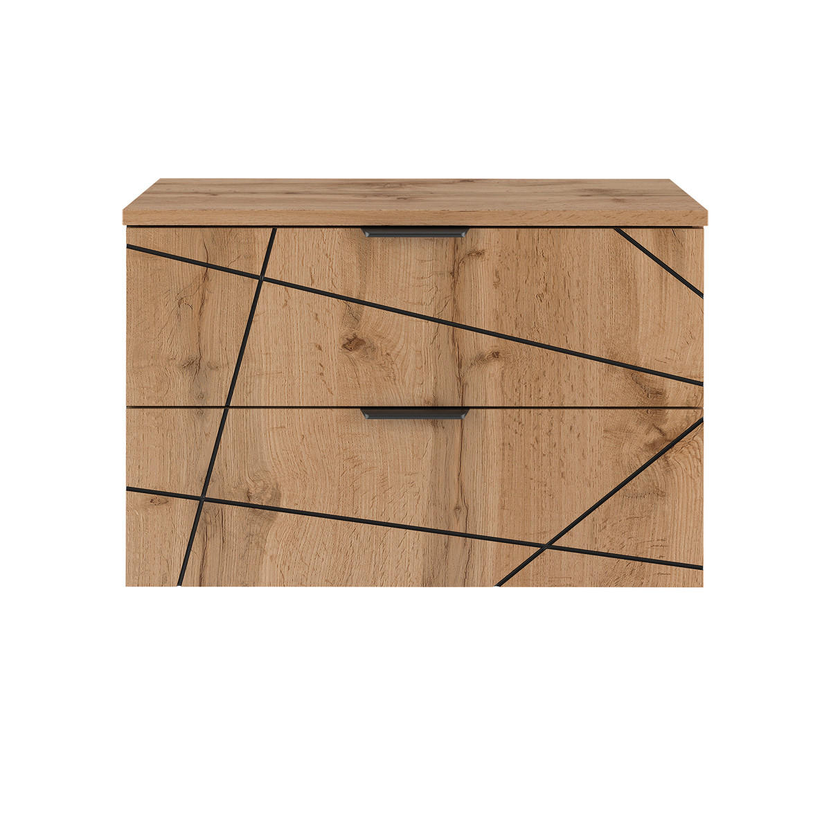 WASCHTISCHUNTERSCHRANK 80.6cm Teren Holz - Braun, Holzwerkstoff (80.6/52.2/46.5cm) - Petits-meubles