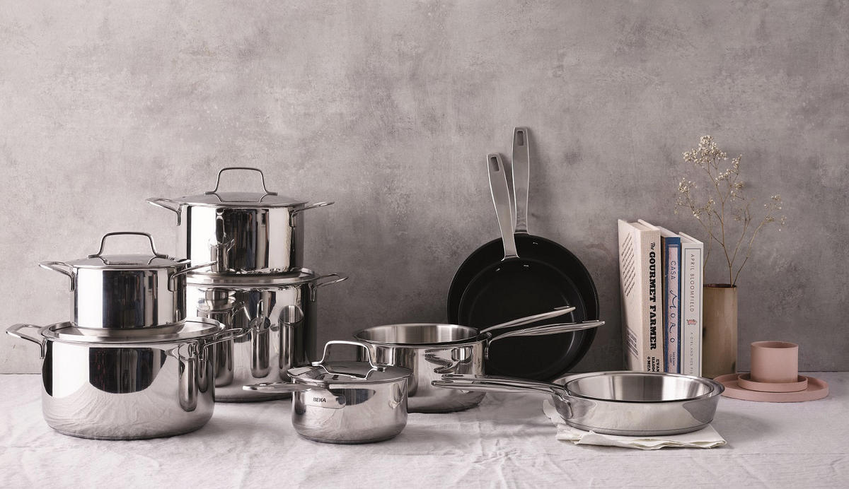 STIELKASSEROLLE Saucenpfanne Maestro RVS ø 18 cm / 2,3 Liter - geeignet für alle Wärmequellen - Silberfarben, Metall (1/20/12cm)