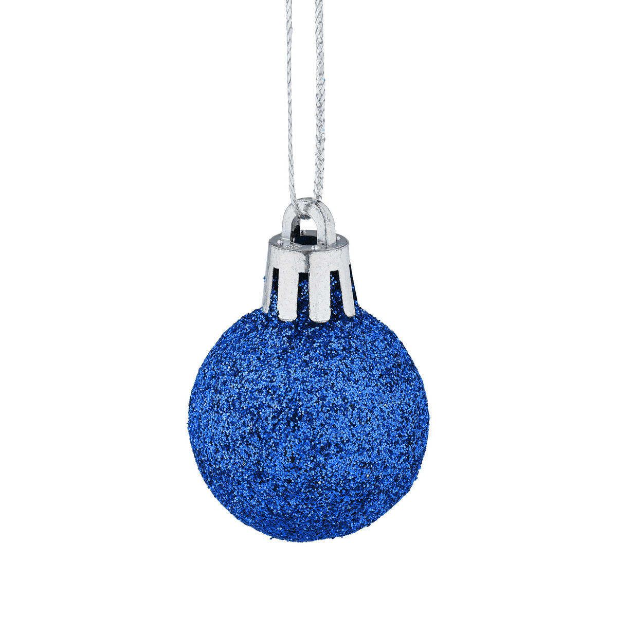 96-TLG.WEIHNACHTSKUGELN-SET - Dunkelblau, Kunststoff (3/4/3cm) - Relaxdays
