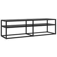 TV-SCHRANK Schwarz 140/40/40,5 Cm Hartglas - Schwarz, Glas (35/50/103.5cm) - vidaXL