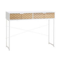 KONSOLENTISCH DE-16756 Eichenoptik & Weiß - Weiß, Holzwerkstoff (100/30/75cm) - ComfortXL