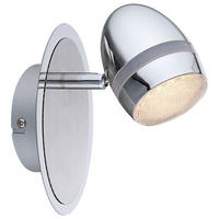 LED WANDLEUCHTE STARLIGHT Silber matt - Silberfarben, Metall (9/15/14cm) - Globo Lighting