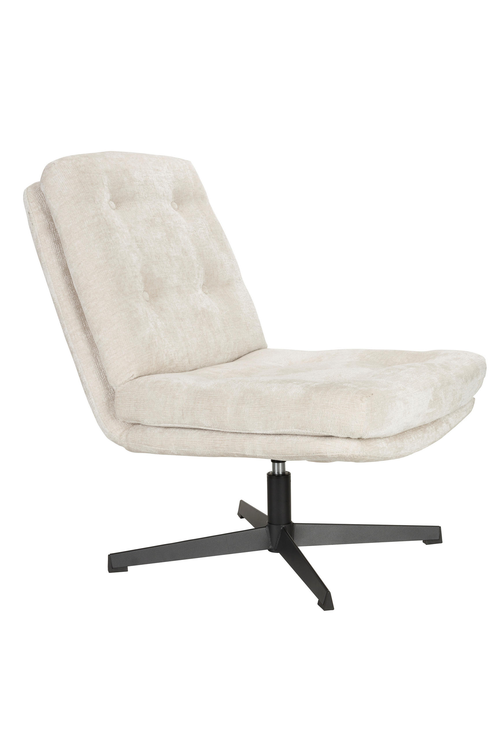 SESSEL Kai - Weiß - 75.5/72/69.5 cm - Weiß, Textil (72/69.5/75.5cm)