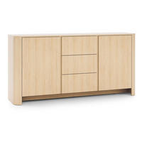 KOMMODE 168 cm Mezzano mit Schubladen, 2 Türen, Eiche Vicenza - Eichefarben, Holz (168/84/39cm) - Emporius