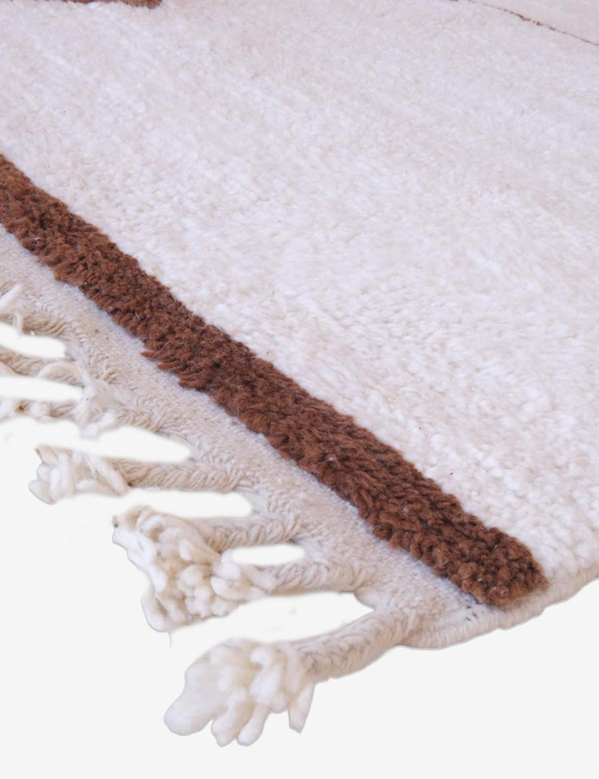 BERBERTEPPICH schlicht modern bruin - Braun, Naturmaterialien (215/275cm) - AFK Living