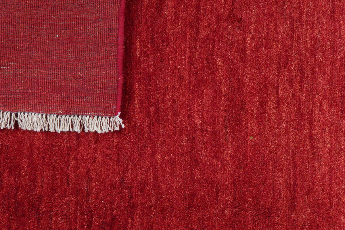 GABBEH-TEPPICH handgeknüpft Rot 240/169 cm Schurwolle - Rot, Textil (169/240cm) - Looma