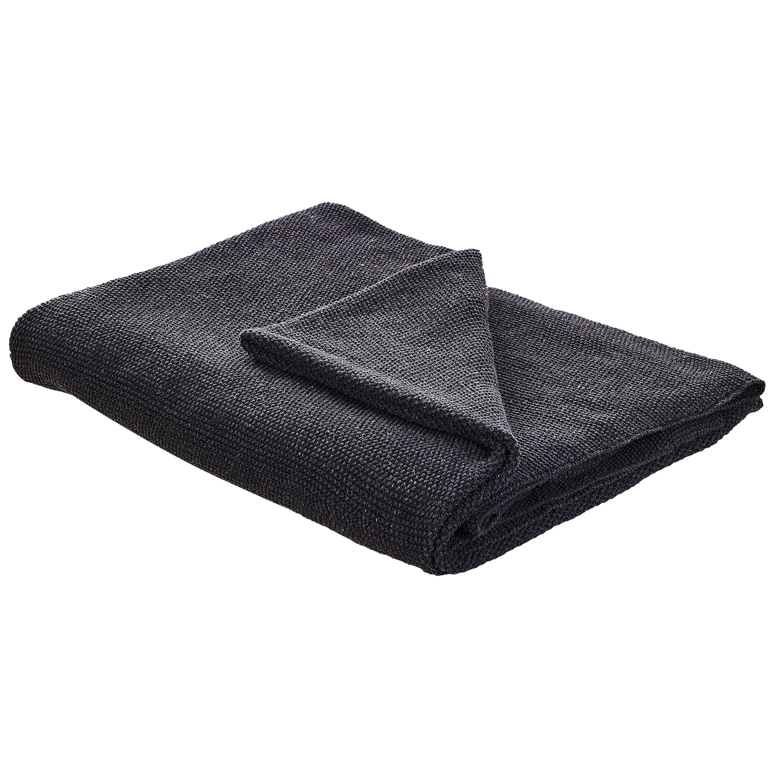 DECKE Grau 130/180 cm Asaka - Grau, Textil (130/180cm) - Beliani