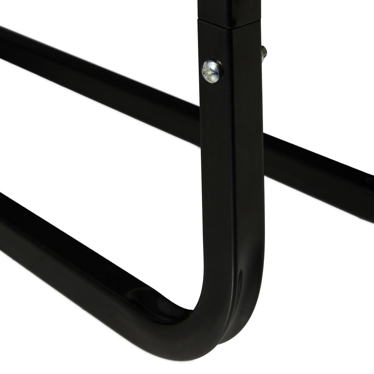 KAMINHOLZREGAL - Schwarz, Metall (123/91/19.5cm) - Relaxdays