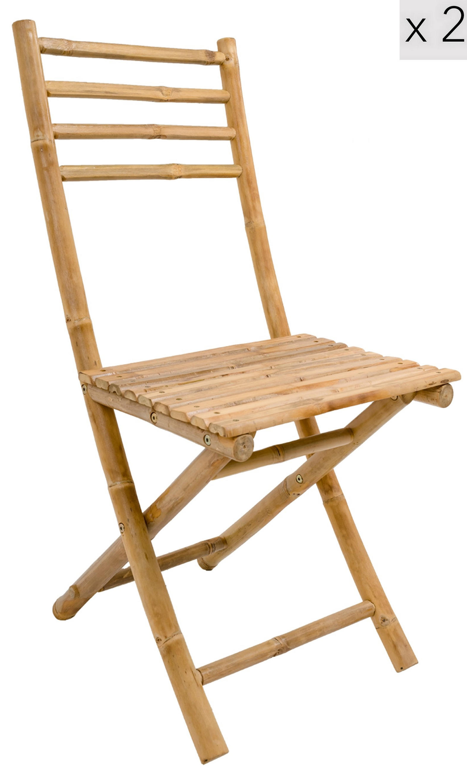 GARTENSTUHL 2er-Set Holz Braun - Braun, Holz (43/88.5/56.5cm) - Nordlys