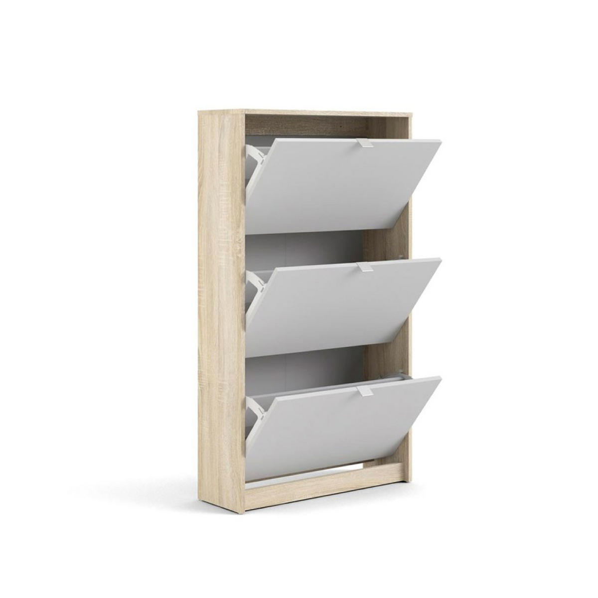 SCHUHKIPPER Eiche Dekor - Eiche Wotan, Holzwerkstoff (70/124/24cm) - ebuy24