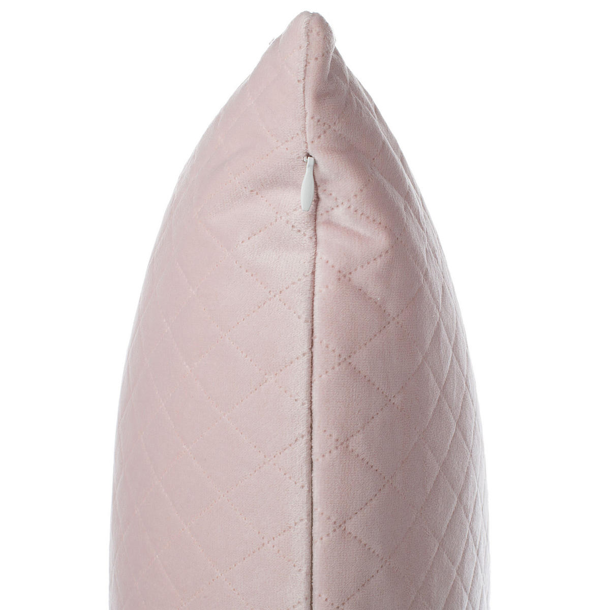 DEKOKISSEN 2er-Set Rosa 45/45 cm Pasque - Pink, Textil (45/45cm) - Beliani