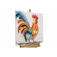 ACRYLBILD HANDGEMALT 80/80 cm - Multicolor, Holz/Textil (80/80cm) - KUNSTLOFT