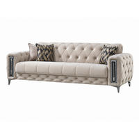3-SITZER SOFA Rosario Beige - Beige, Holzwerkstoff/Kunststoff (237/80/100cm)