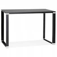 SCHREIBTISCH Schwarz 140x70x101,8 cm - Schwarz, Holz/Metall (140/70/101.8cm) - AlterEgo