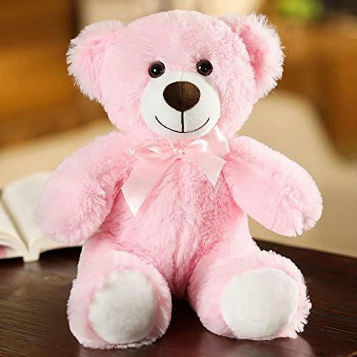 PLÜSCHTIER Teddybär 13.5 Zoll Rosa 1-teiliges Set - Rosa, Textil (25/35cm)